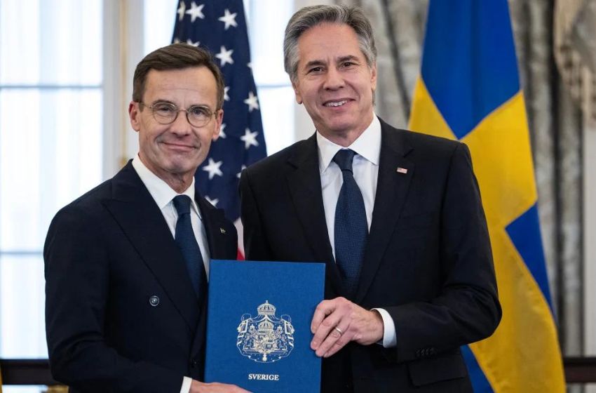 Sweden officially joins NATO, becoming alliance’s 32nd member